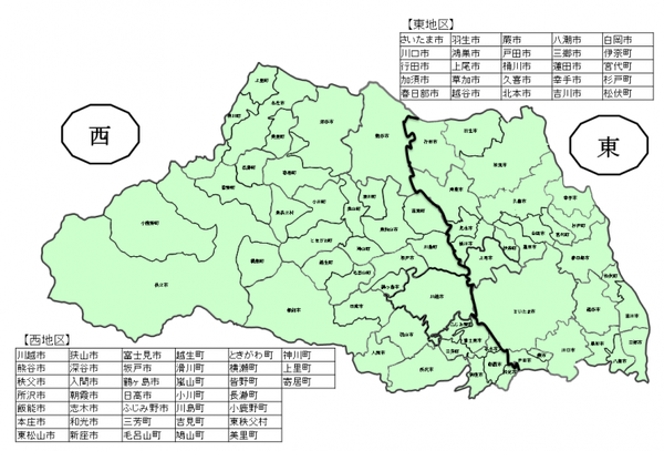 東西区域図