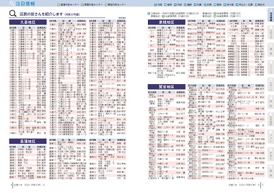 P4-5：区長の皆さんを紹介します（令和6年度）